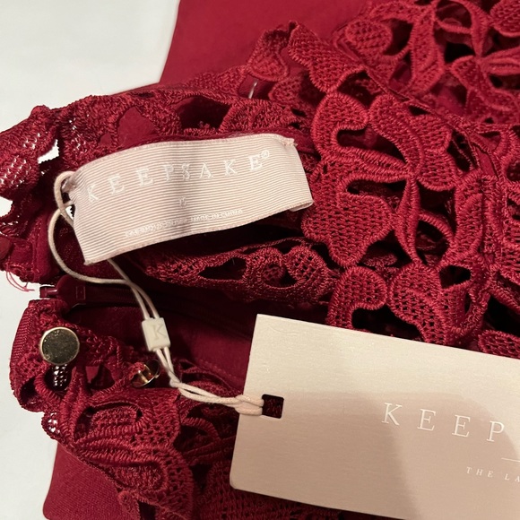 NWT Keepsake the Label red mini dress size XS - Picture 6 of 9